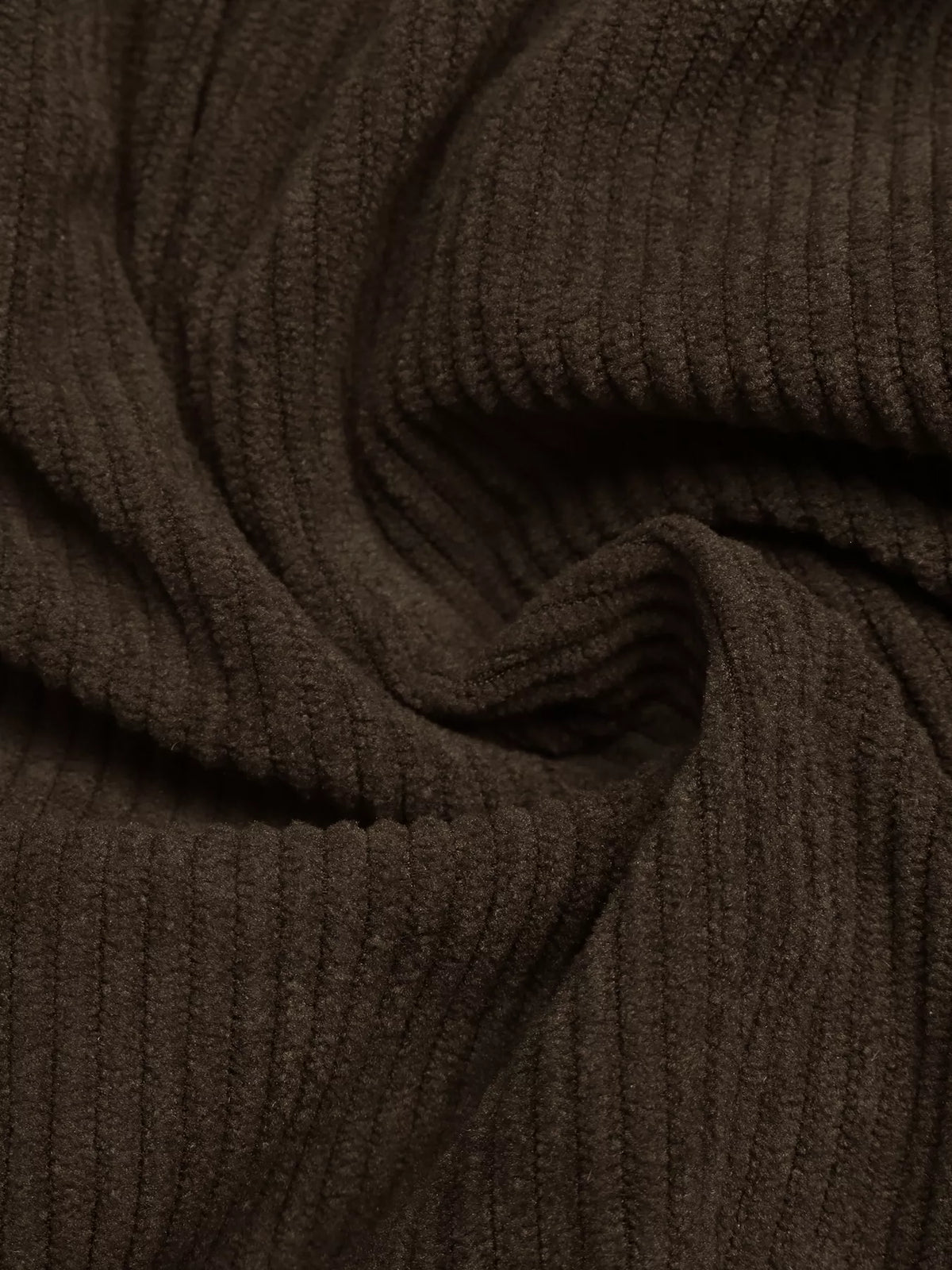 Contrast Sherpa Collar Corduroy Zip Up Jacket