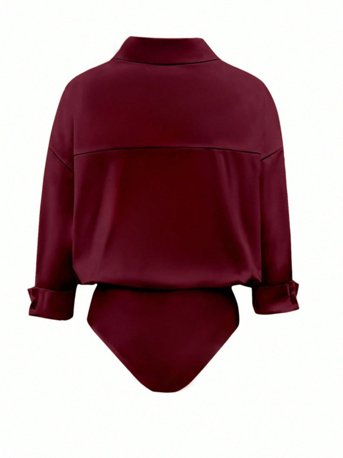 Button-Down Long Sleeve Bodysuit - Lilixa.store