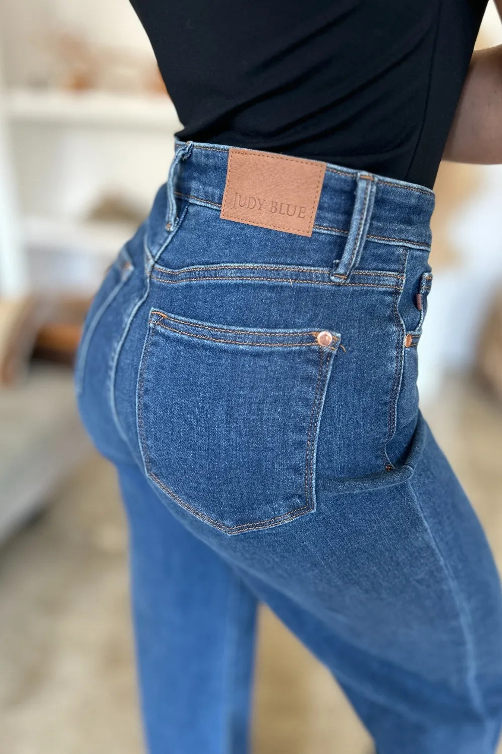 Judy Blue Full Size High Rise Straight Jeans - Lilixa.store