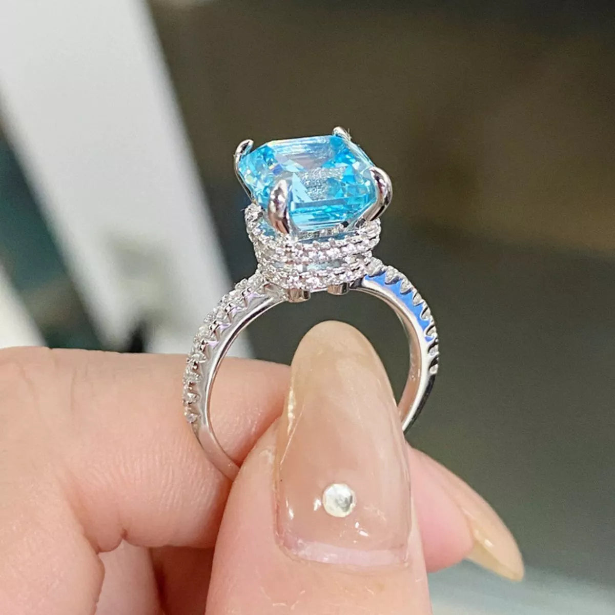 925 Sterling Silver Square Ring - Lilixa.store