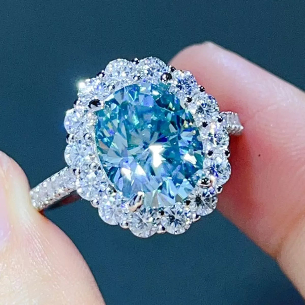 5 Carat Moissanite 925 Sterling Silver Ring - Lilixa.store