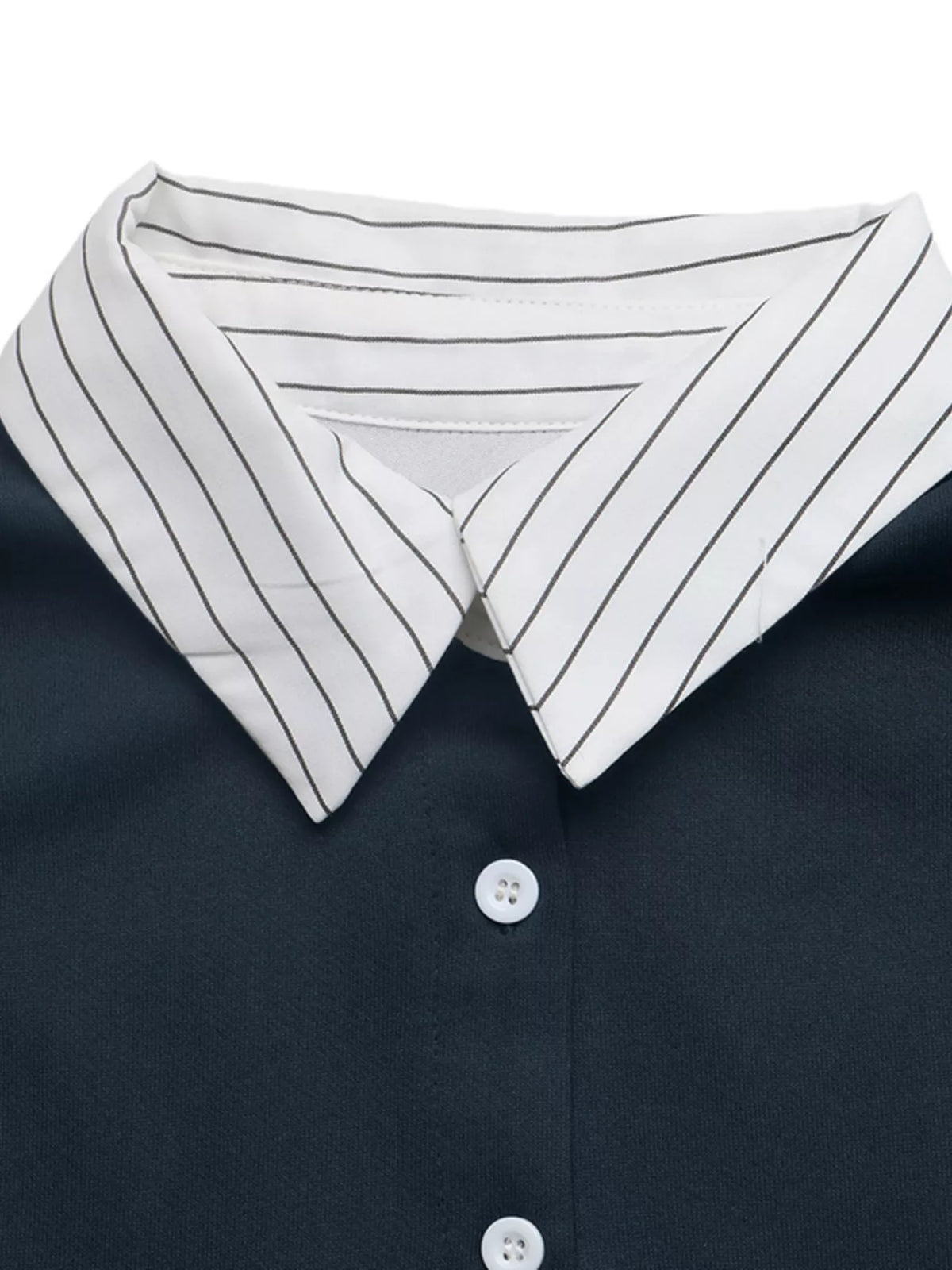 Button Detail Dropped Shoulder Sweatshirt