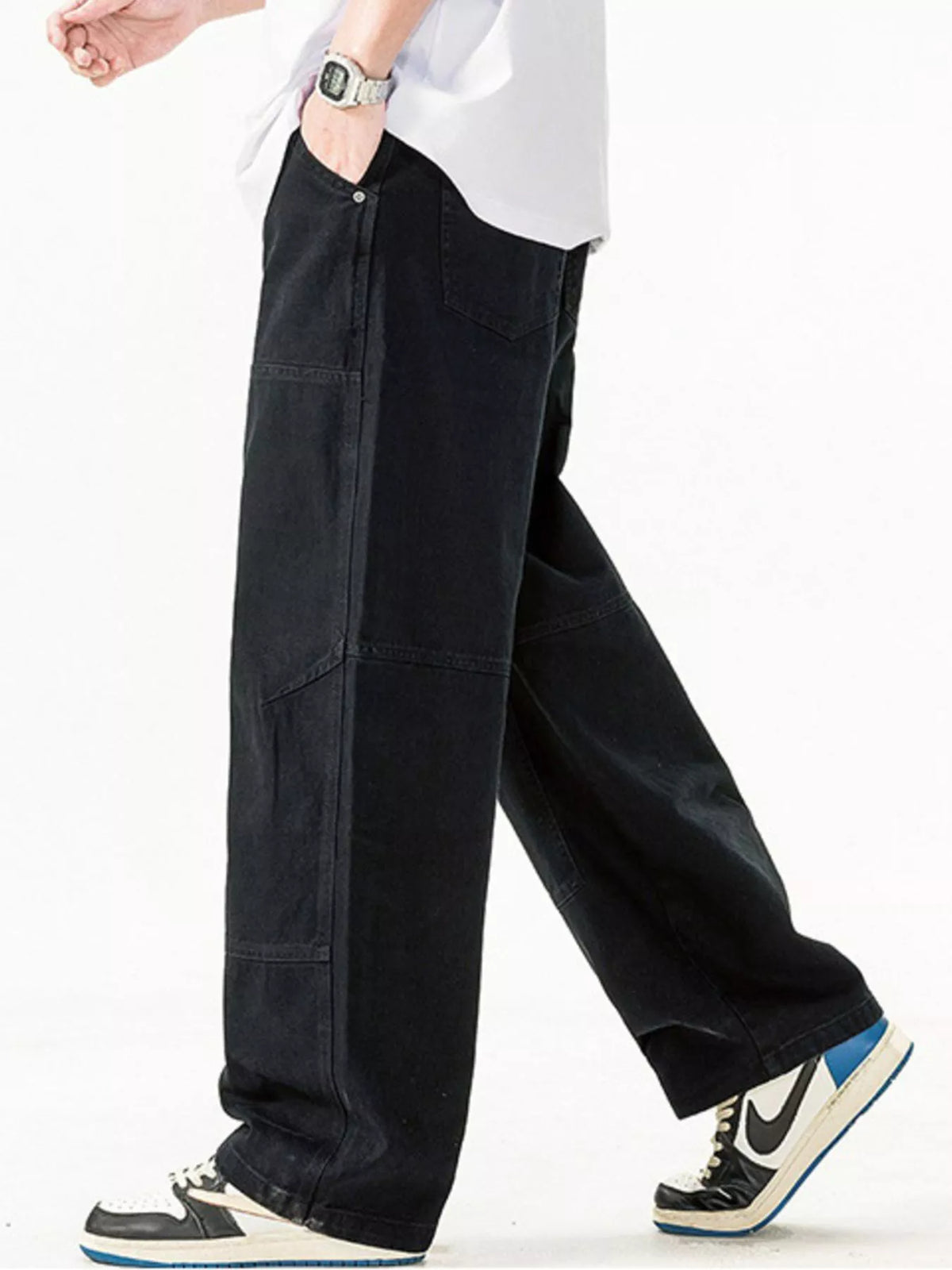 Men's Plus Size Loose Fit Casual Pants, view 2