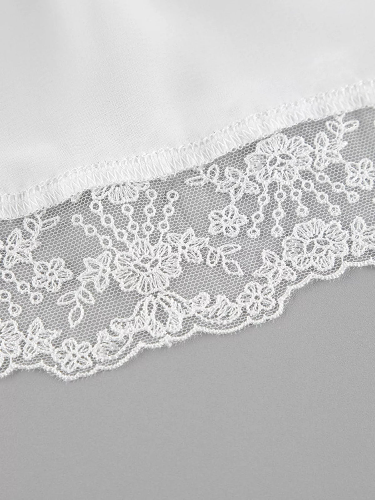 Lace Detail Short Sleeve Top and Skirt Set, view 14