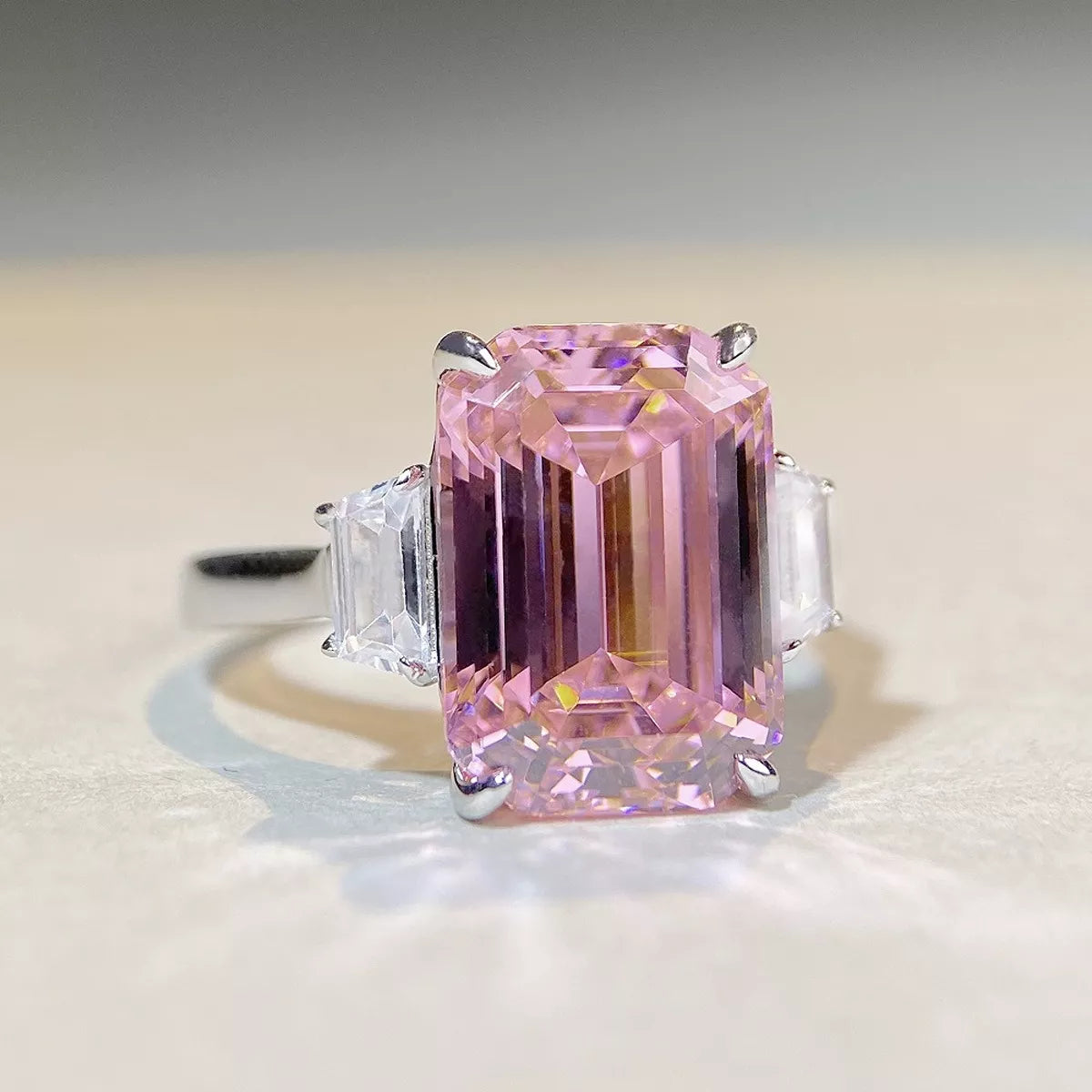 925 Sterling Silver Geometric Ring