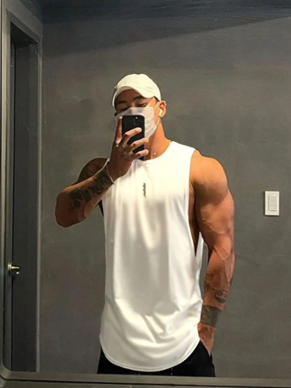 Men's Plus Size Round Neck Tank - Lilixa.store