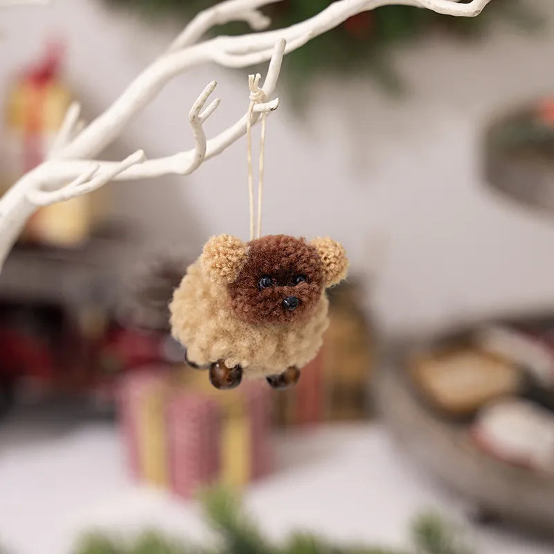 2-Piece Fuzzy Puppy Hanging Widget - Lilixa.store