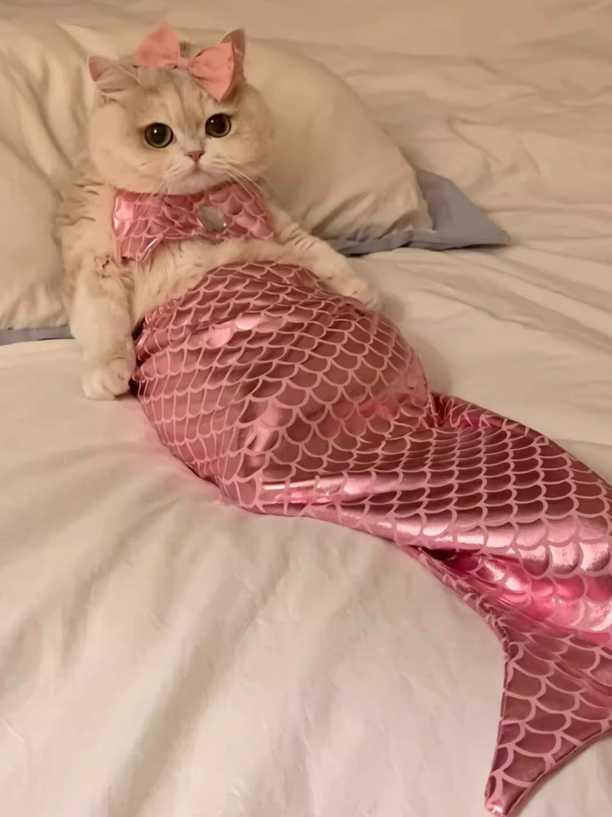 Shiny Mermaid Pet Costume Dress