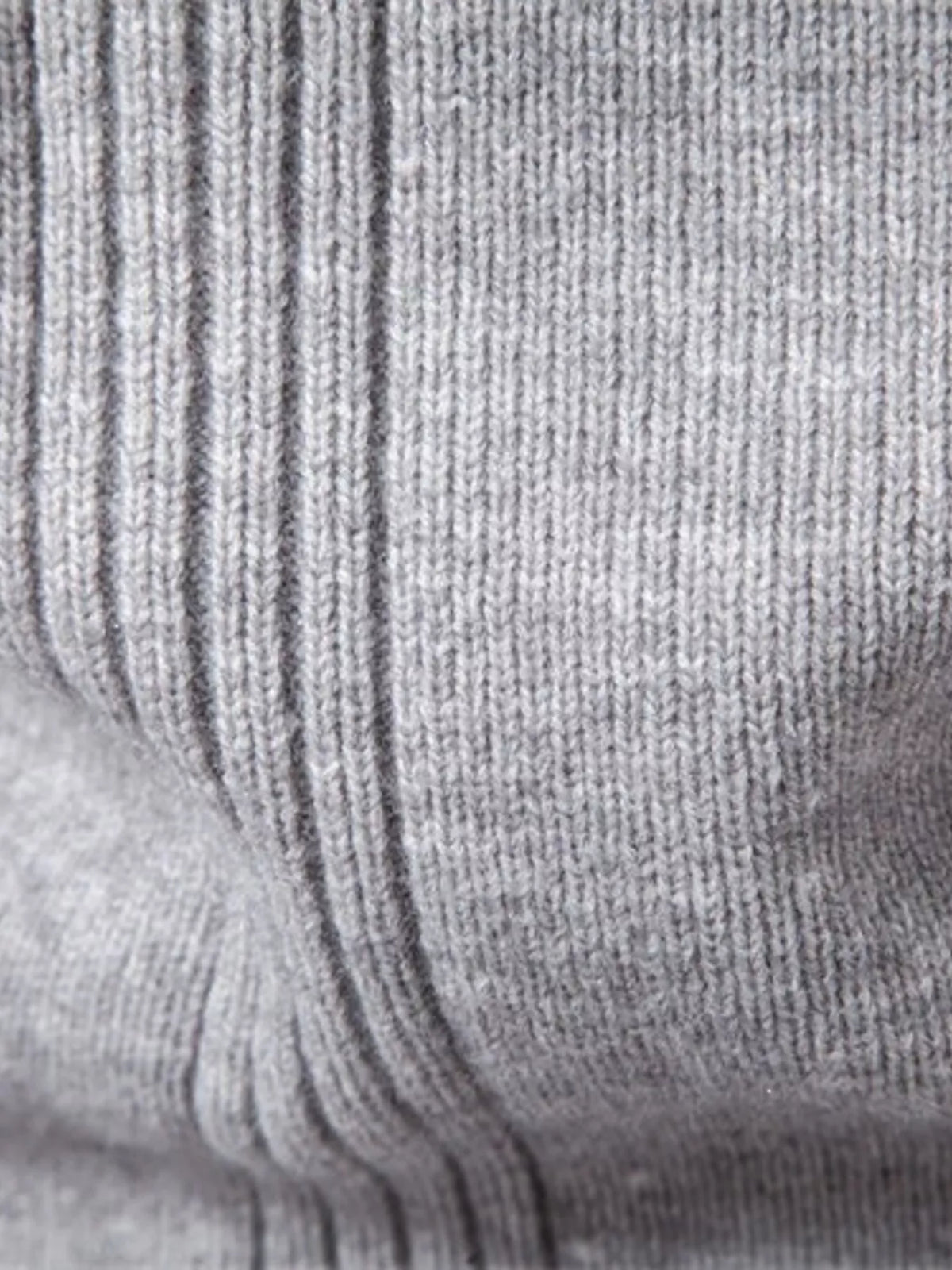 Men's Plus Size Quarter-Zip Ribbed Knit Sweater - Lilixa.store