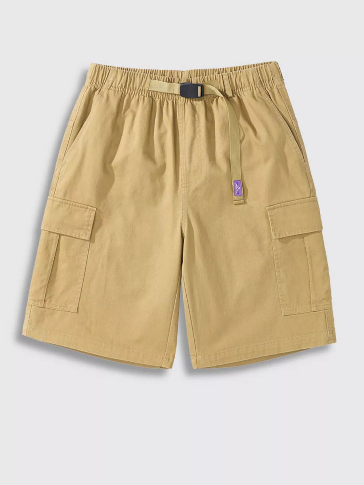 Men's Casual Cargo Shorts in Tan