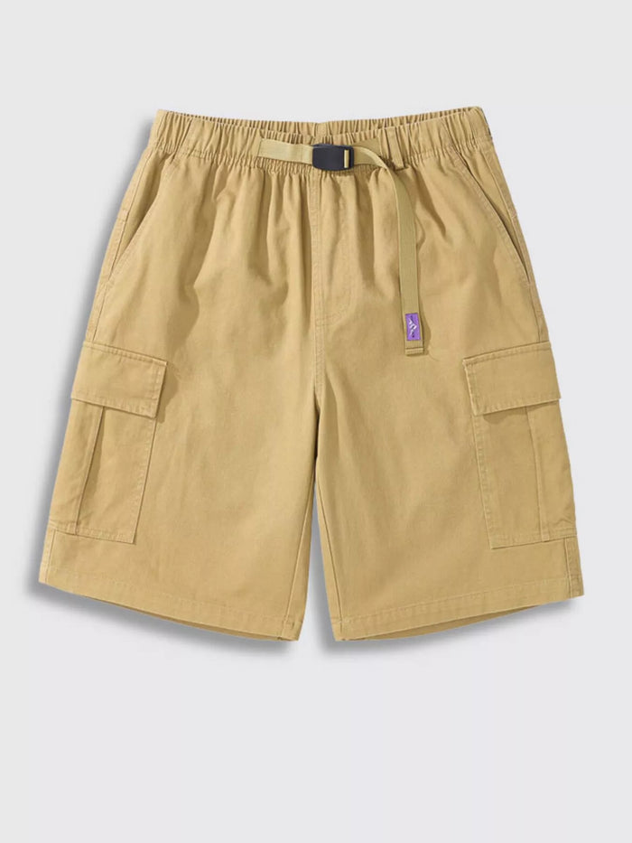 Men's Casual Cargo Shorts in Tan