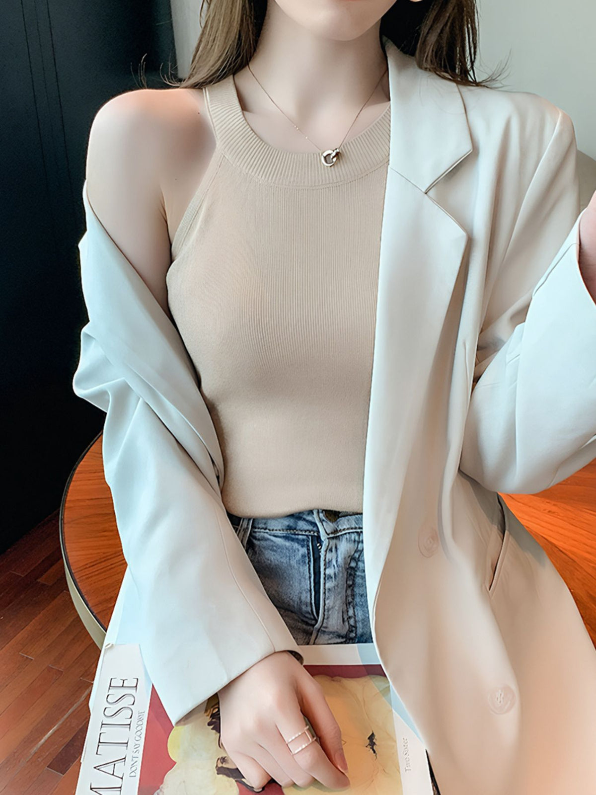 Ribbed Knit Cami Top - Lilixa.store