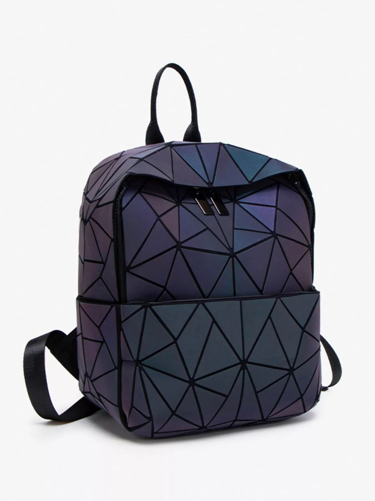 Geometric Adjustable Straps Backpack Bag - Lilixa.store