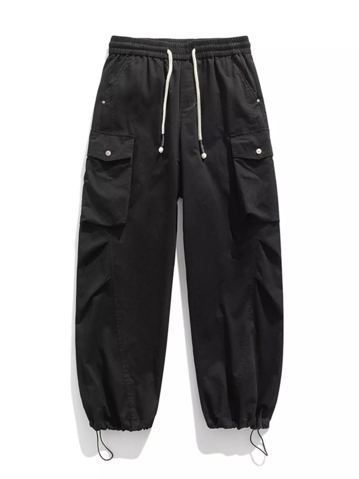 Men's Plus Size Casual Loose Fit Cargo Pants, view 5
