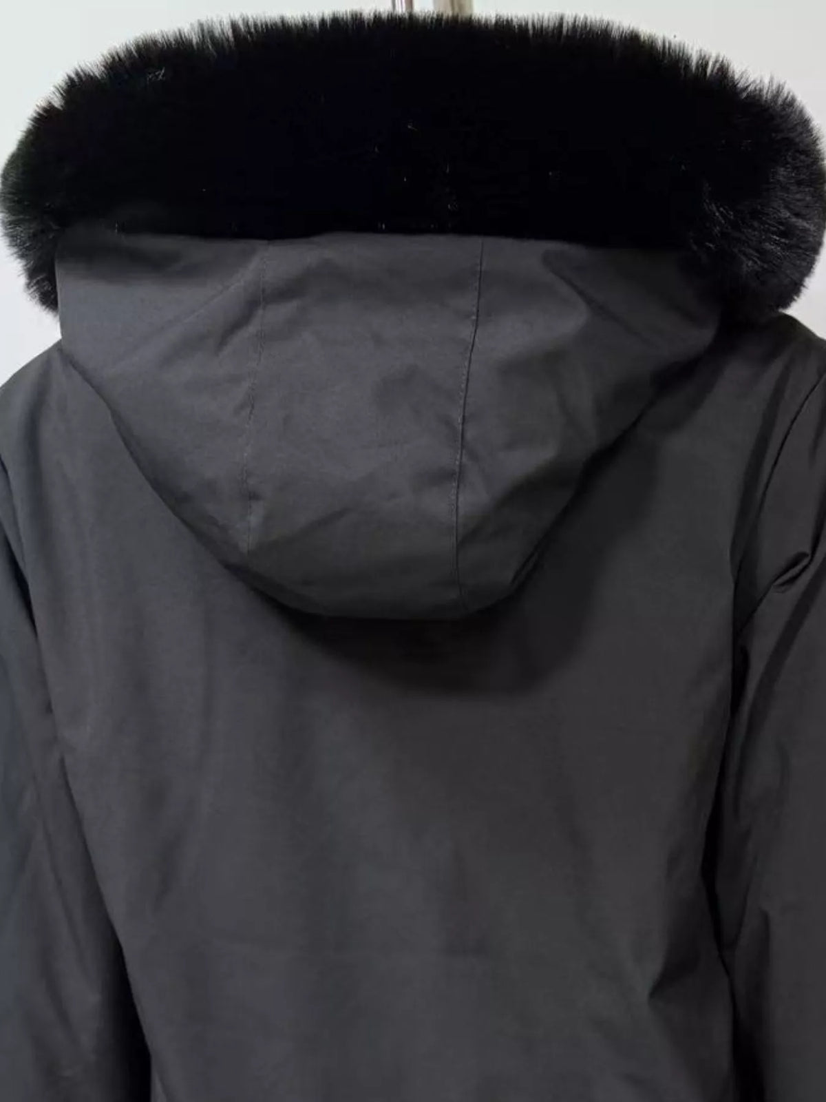 Full Size Fur Hooded Warm Winter Parka Outerwear Plus Size, view 19
