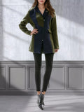 Color Block Zip Up Outerwear - Lilixa.store