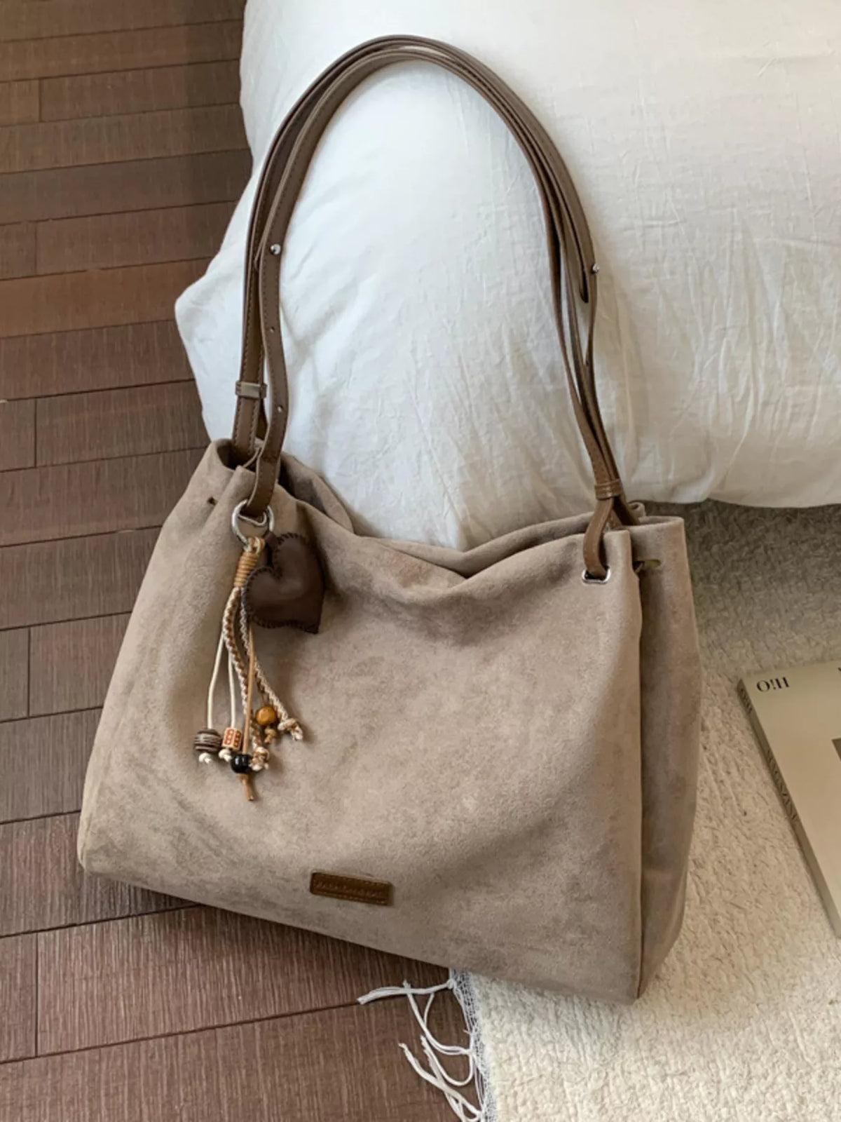 Decorative Tassel Charm Shoulder Bag - Lilixa.store