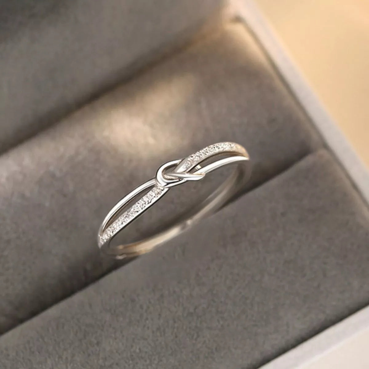 925 Sterling Silver Knot Ring - Lilixa.store
