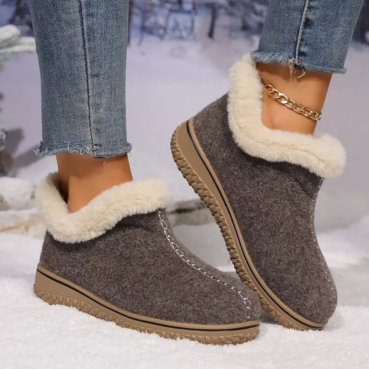 Round Toe Ankle Boots - Lilixa.store