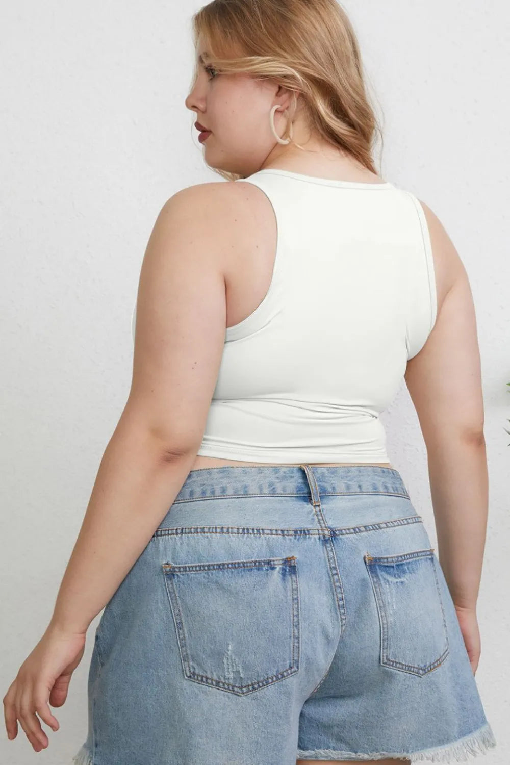 Basic Bae Full Size Round Neck Slim Tank - Lilixa.store
