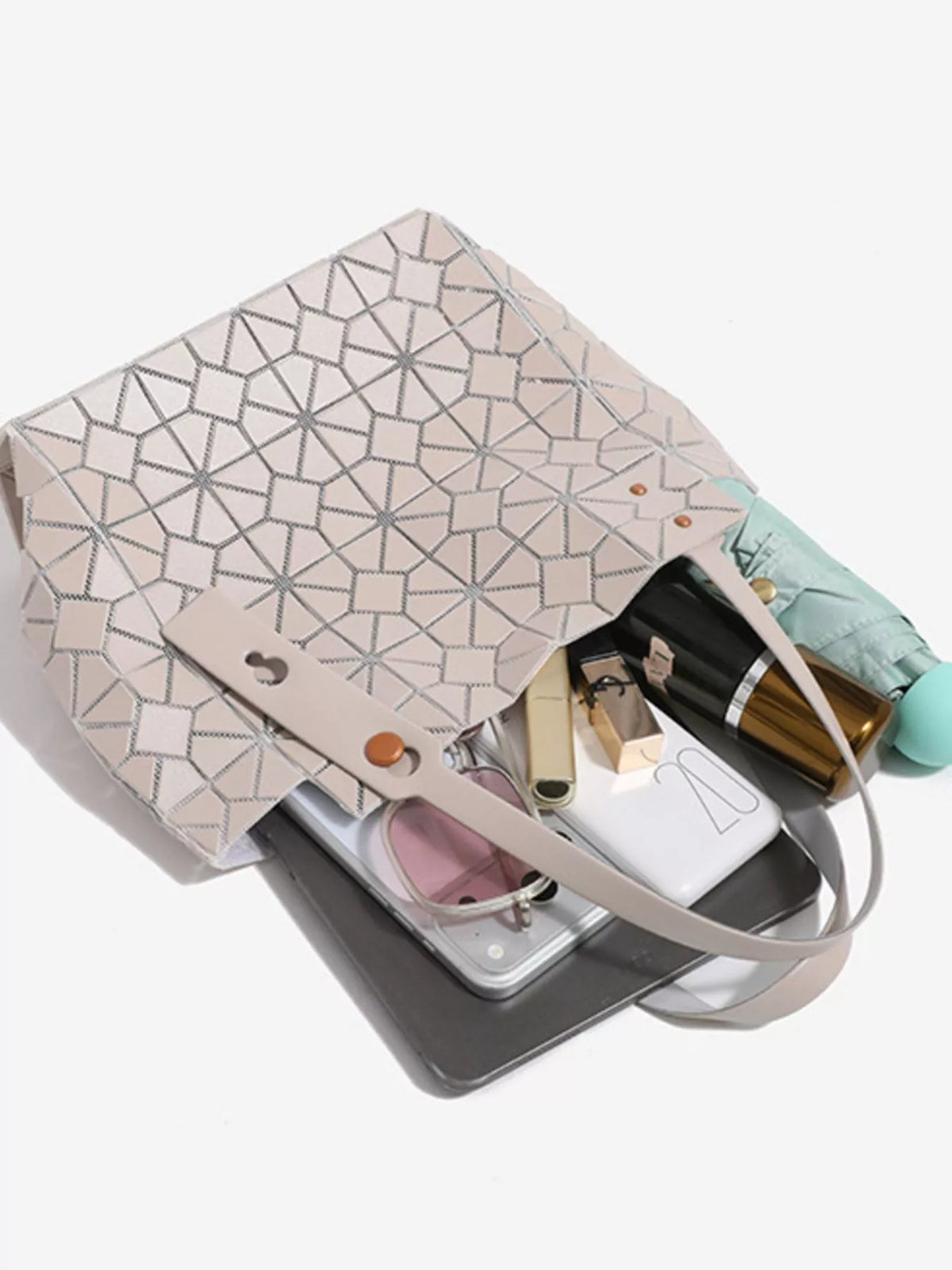 Geometric Lattice Structured Handbag