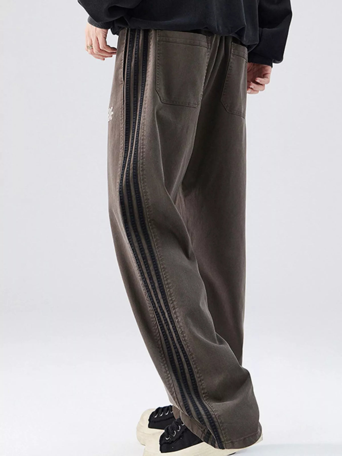 Men's Full Size Casual Loose Fit Drawstring Pants Plus Size, view 2