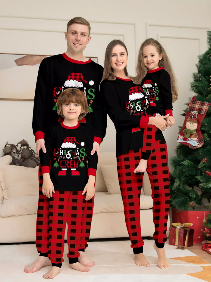 Full Size Matching Family Christmas Pajamas Set with Festive Graphic Plus Size - Lilixa.store