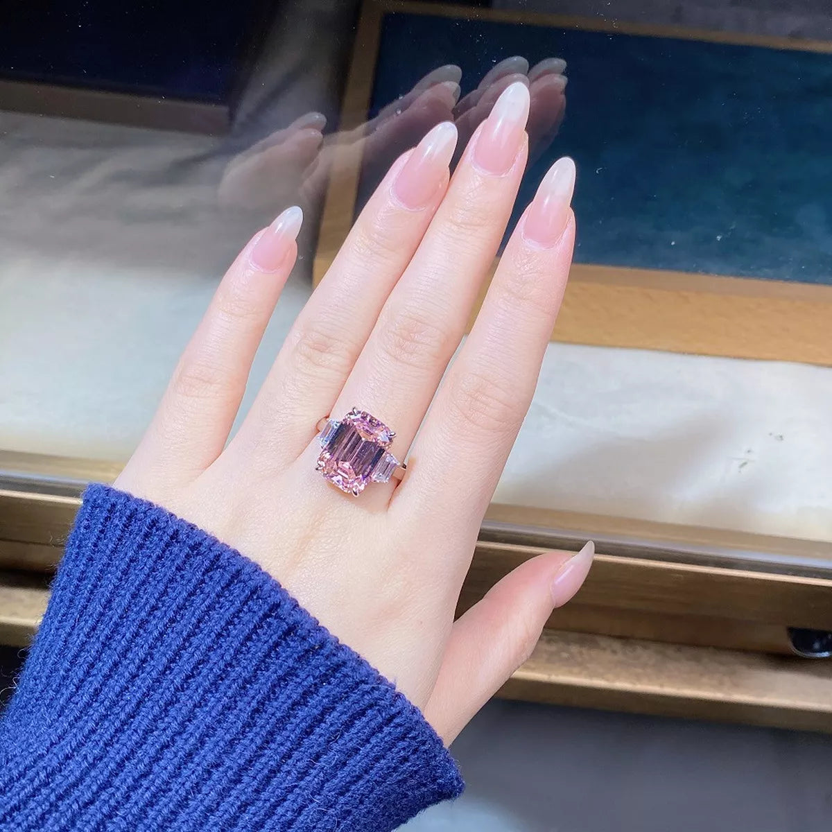 925 Sterling Silver Geometric Ring - Lilixa.store