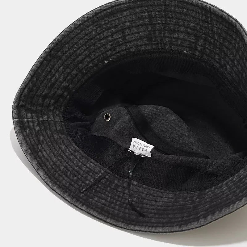 Washed Cotton Bucket Hat - Lilixa.store