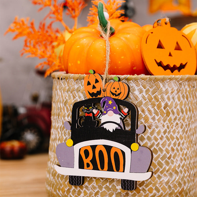 4-Piece Halloween Element Car-Shape Hanging Widgets - Lilixa.store