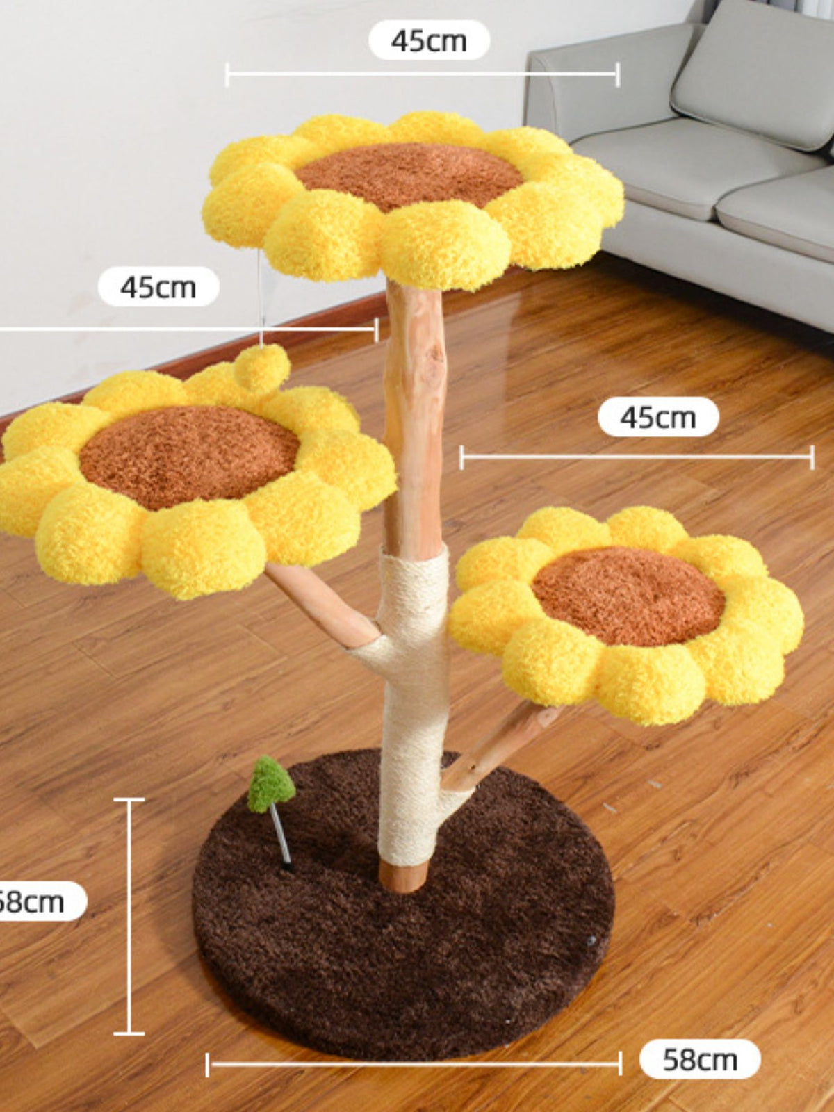 Sunflower Multi-Level Cat Tree & Condo - Lilixa.store
