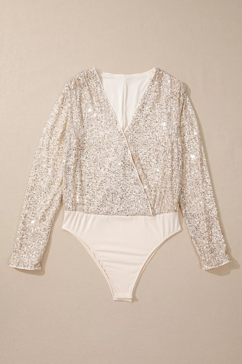 Sparkling Sequin Long Sleeve Bodysuit - Lilixa.store
