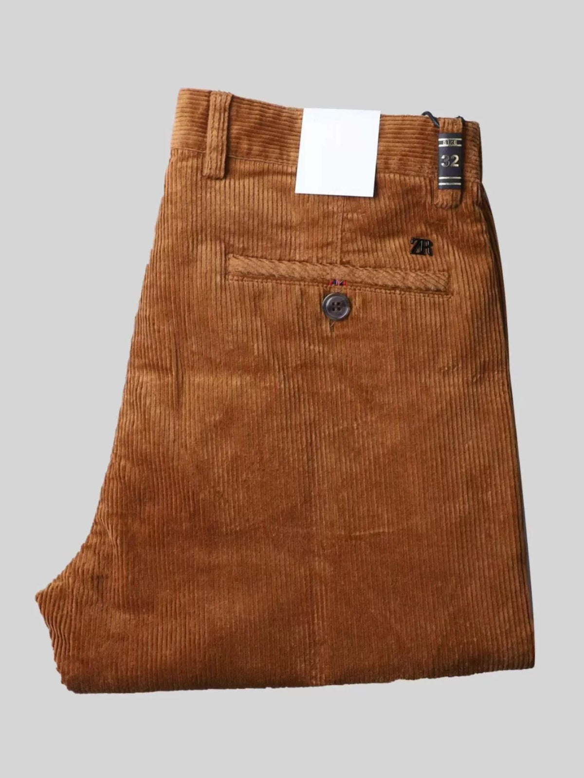 Men's Corduroy Slim-Fit Pants in Caramel