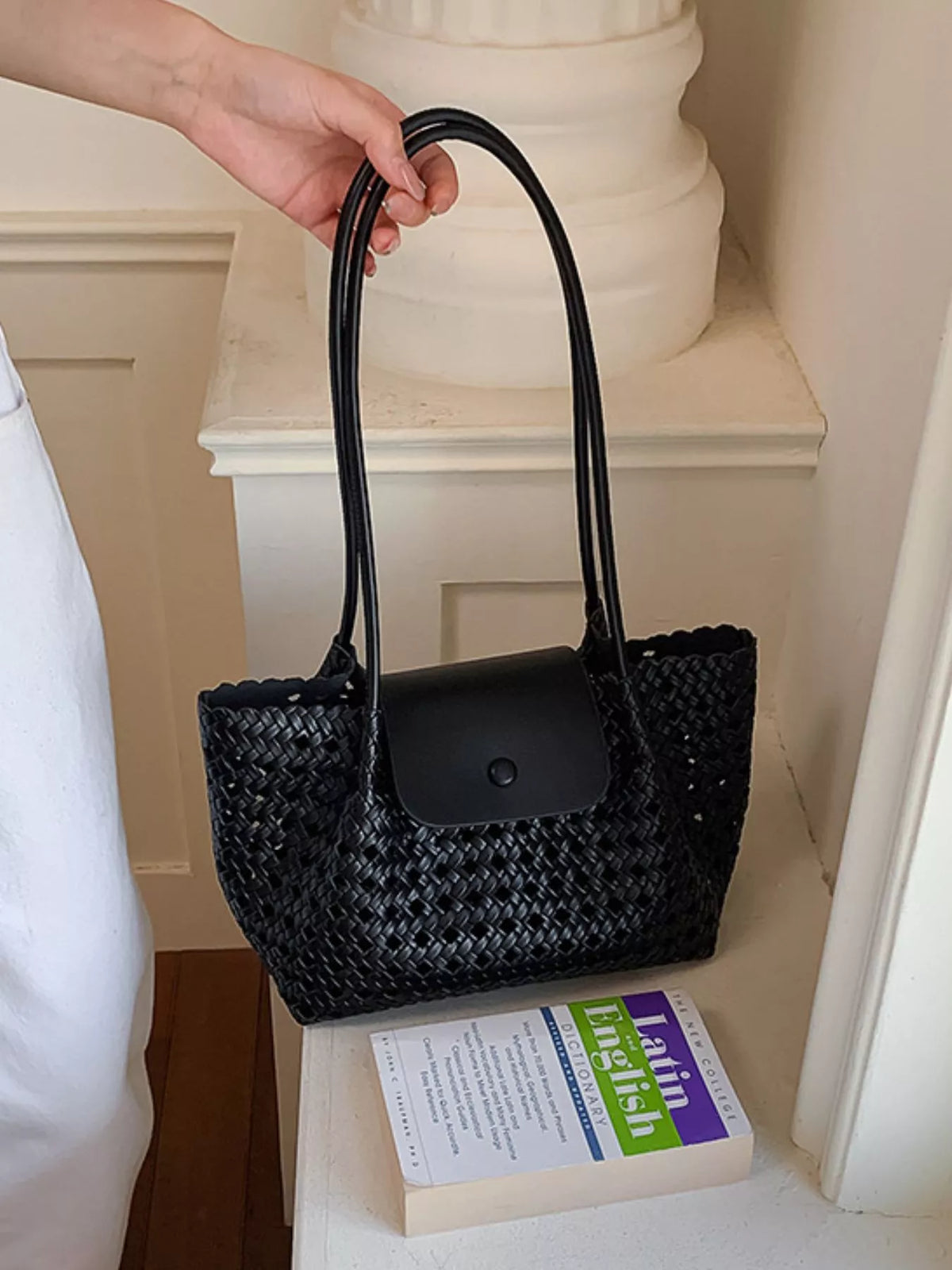 Hollow-Out Shoulder Bag