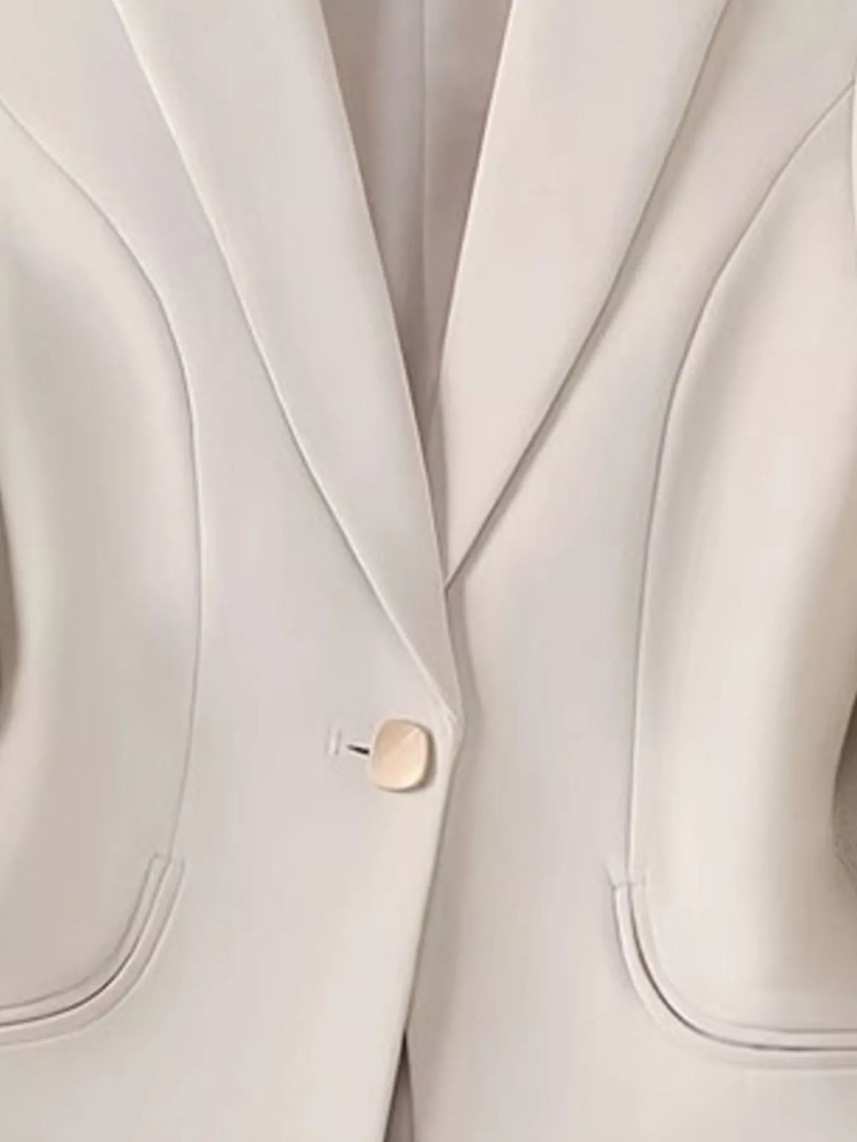 Slim-Fit Single-Button Blazer - Lilixa.store
