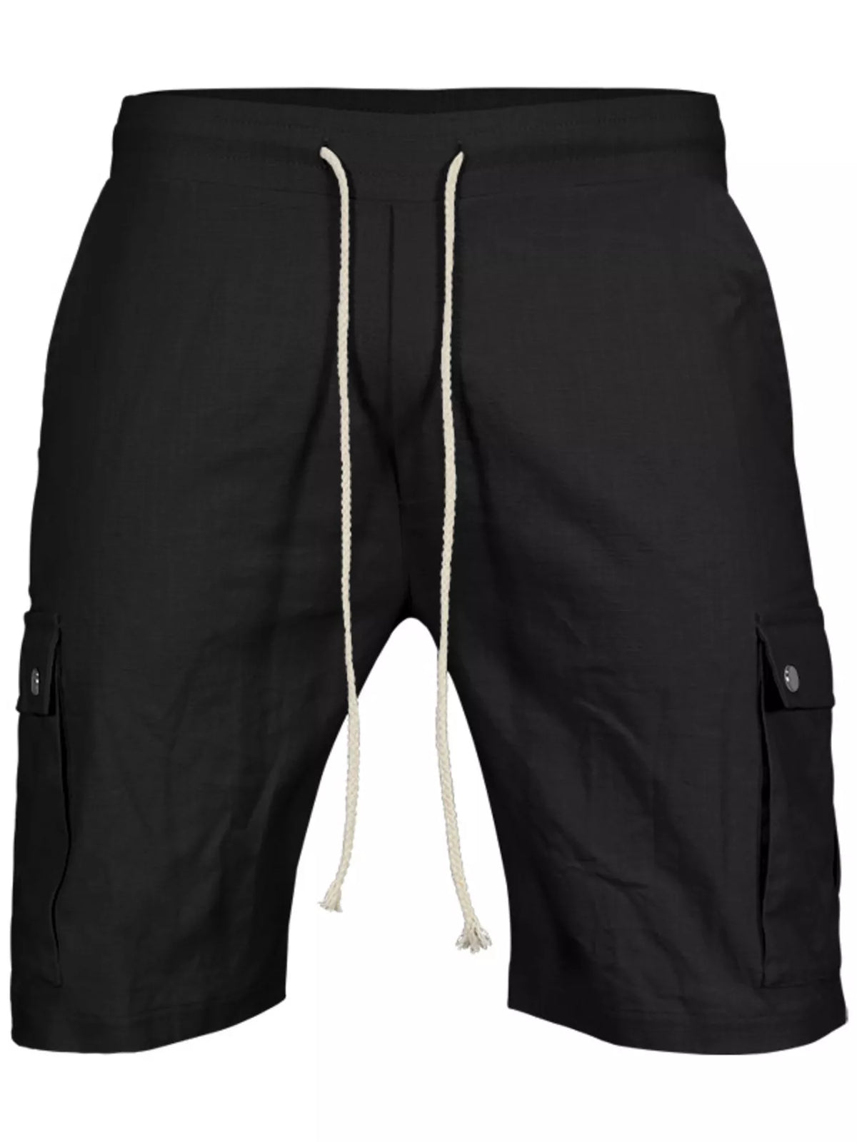 Men's Full Size Drawstring Casual Cargo Shorts Plus Size - Lilixa.store