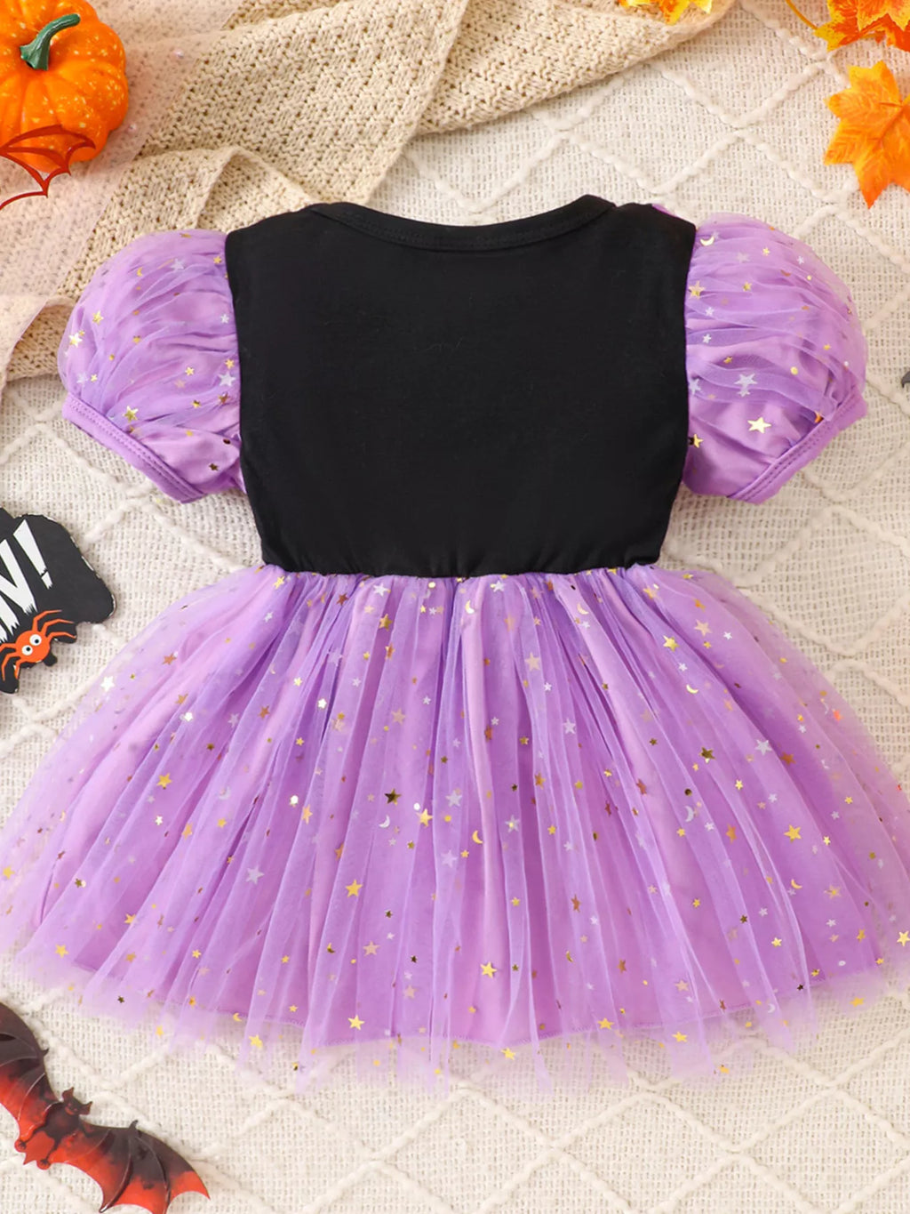 Children's Halloween 'BOO Crew' Ghost Graphic Tulle Tutu Dress - Lilixa.store
