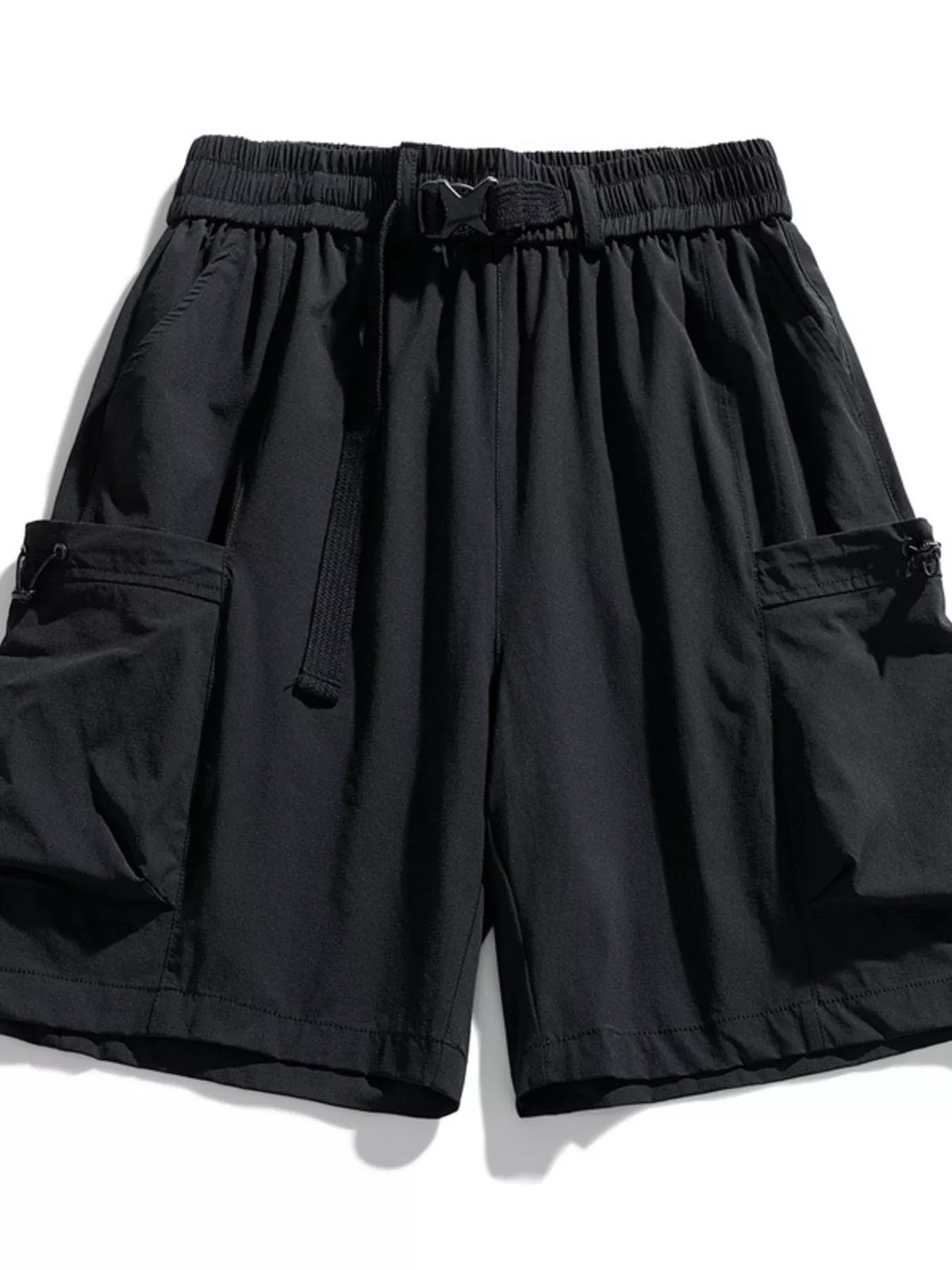 Men's Plus Size Drawstring Cargo Shorts - Lilixa.store