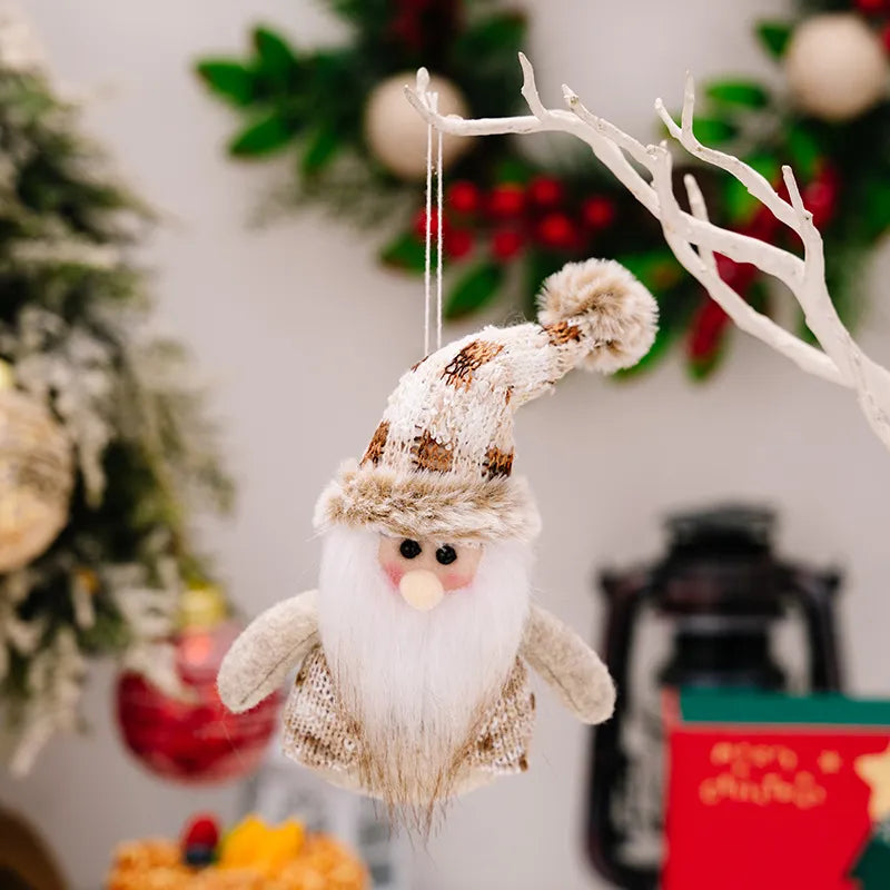 Santa Snowman Reindeer Hanging Ornament - Lilixa.store