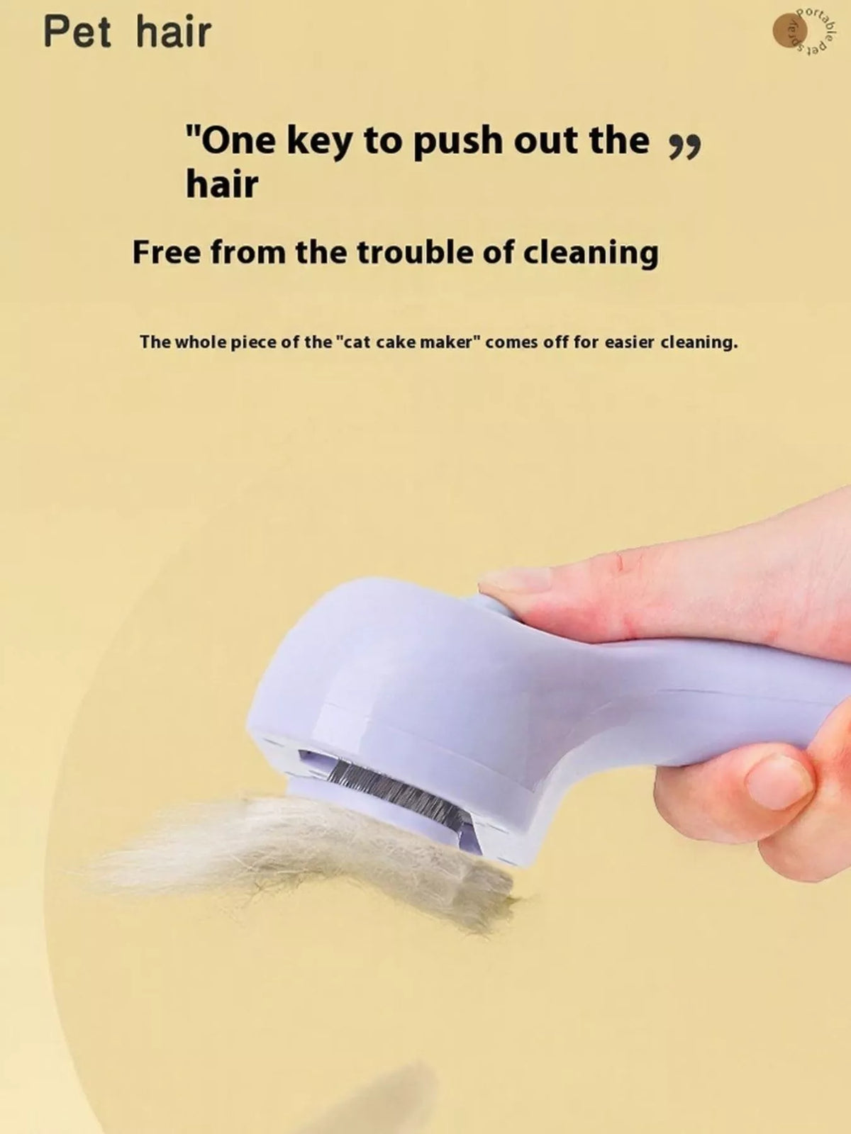 One-Touch Spray Pet Hair Remover Comb - Lilixa.store
