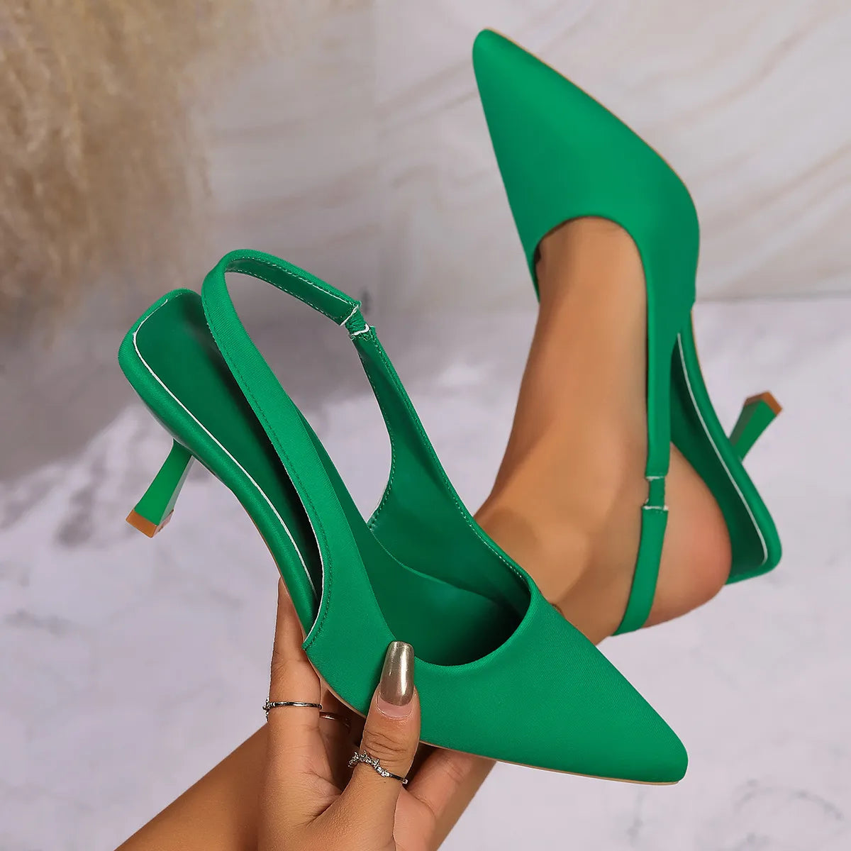Point Toe Stiletto Pumps - Lilixa.store