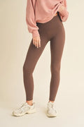 Yelete Full Size Fleece Lined High Waisted Leggings - Lilixa.store