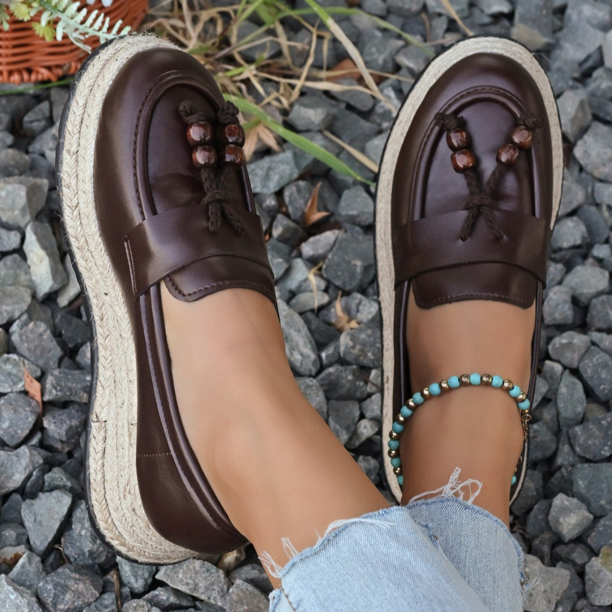 Round Toe Slip-Ons, view 7