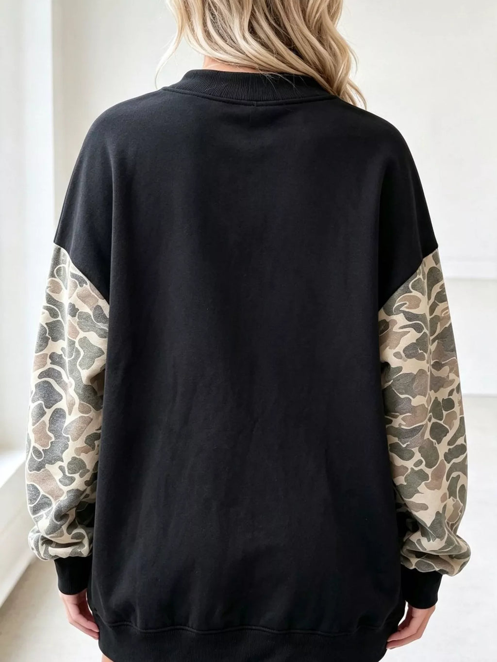 Camouflage Long Sleeve Sweatshirt - Lilixa.store
