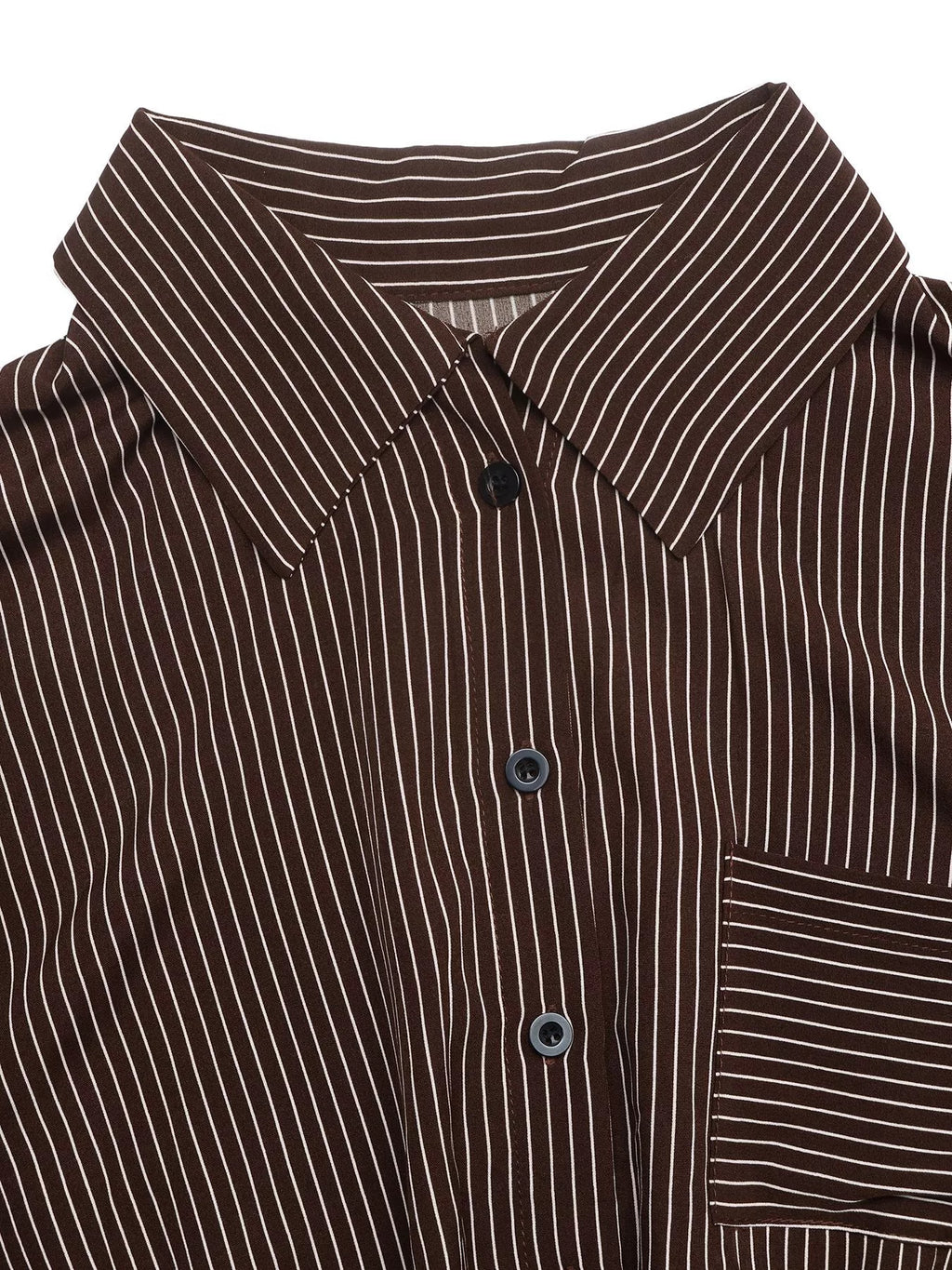 Striped Button-Up Bodysuit - Lilixa.store