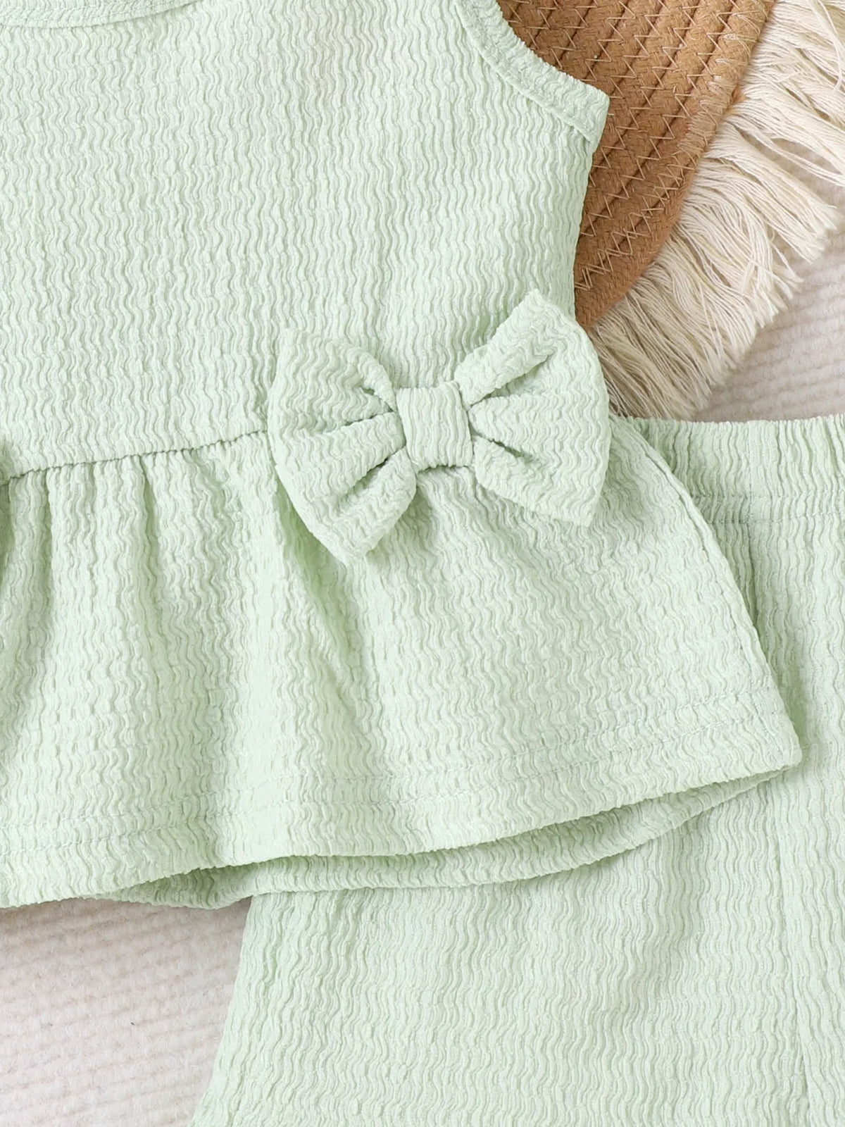 Children's Bow Tank and Shorts Set - Lilixa.store