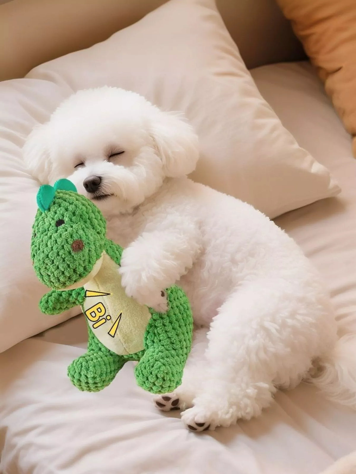 Dinosaur Squeaky Chew Pet Plush Toy - Lilixa.store