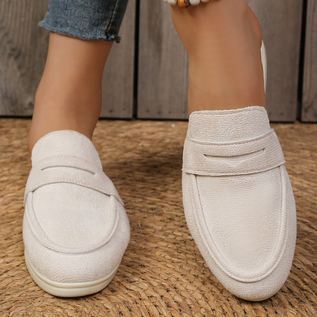 Round Toe Slip-Ons, view 11