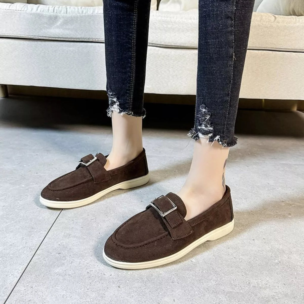 Round Toe Flats Slip-Ons, view 9