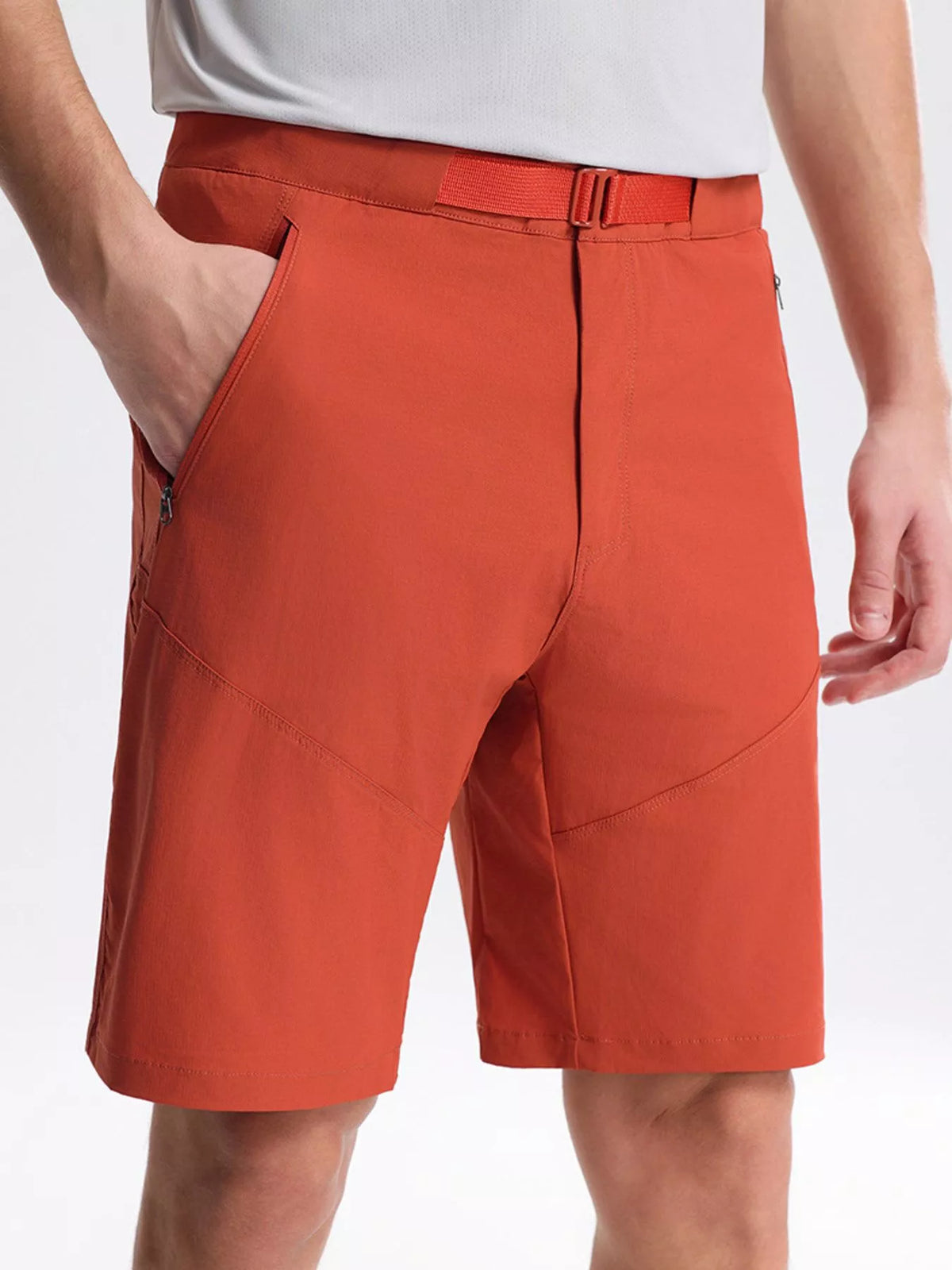 Men's Plus Size Pocketed Lightweight Shorts, view 6
